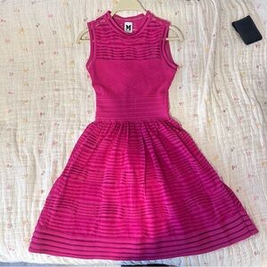 Missoni Fuchsia and Plum Striped Mini Dress